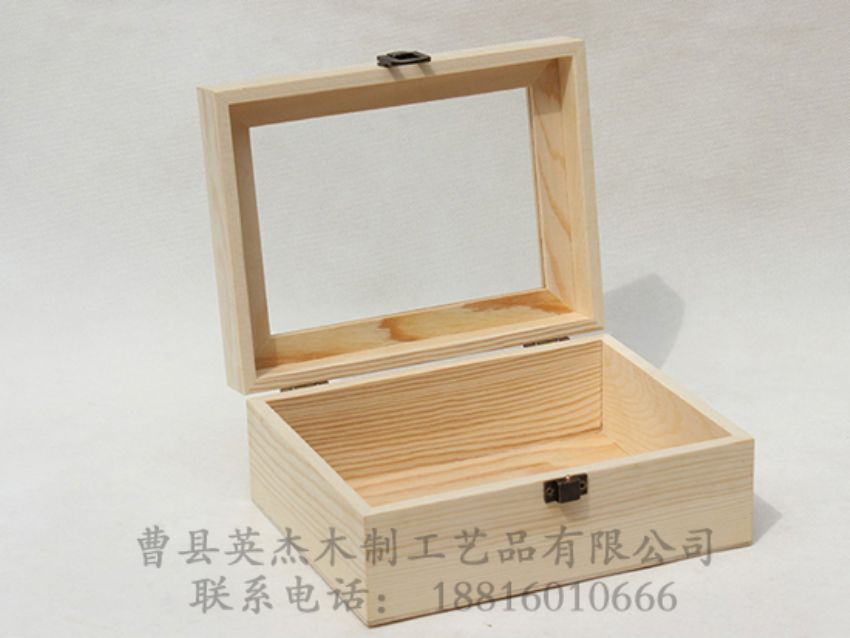 點(diǎn)擊查看詳細(xì)信息<br>標(biāo)題：松木原木色亞克力蓋子木盒 閱讀次數(shù)：1040