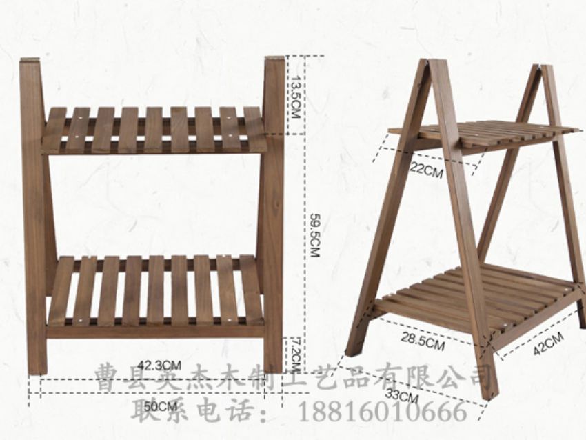 點擊查看詳細(xì)信息<br>標(biāo)題：木制花盆架 閱讀次數(shù)：969